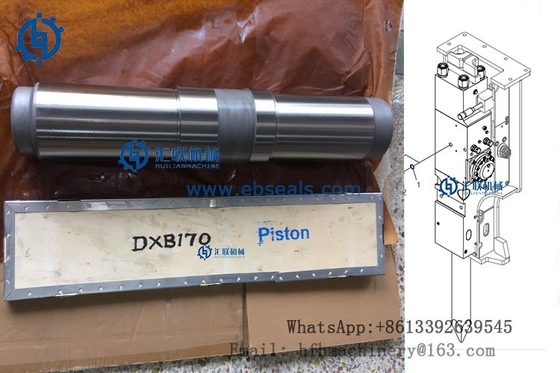 Doosanの油圧ブレーカの予備品DXB170のブレーカ ピストン長い耐用年数