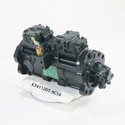 掘削機の油圧ポンプモーターは31Q6-10010 R220-7 Dx225のためのK3V112DT-9C14掘削機の油圧主要なポンプを分ける